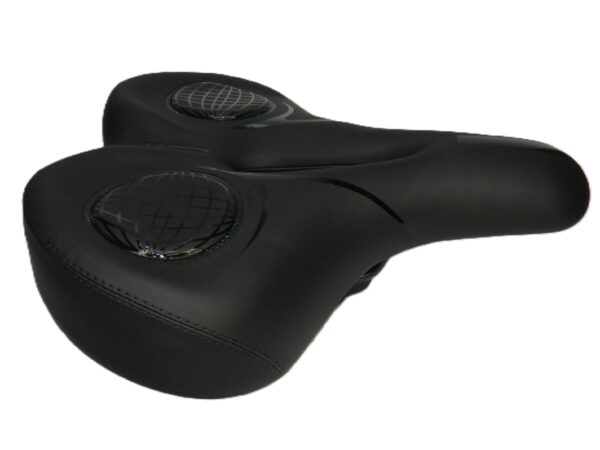 כיסא אוכף ג'ל Roadride רחב שחור