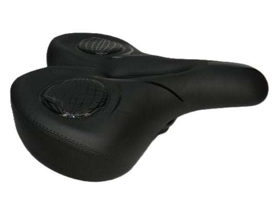 כיסא אוכף ג'ל Roadride רחב שחור